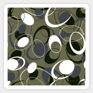 Retro 60s Ovals Magnet